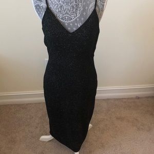 Bisou Bisou glitter black dress